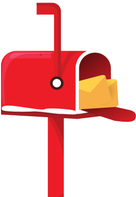 Red mailbox