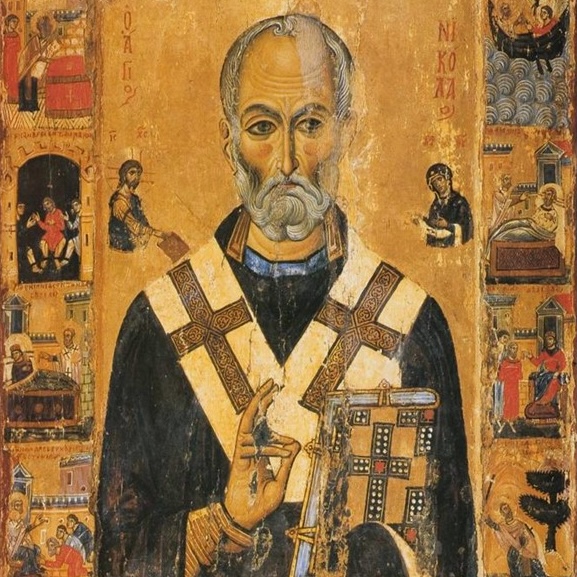 Vita Icon of St. Nicholas, late 12th to early 13th century, Monastery of St. Catherine, Sinai, Egypt.