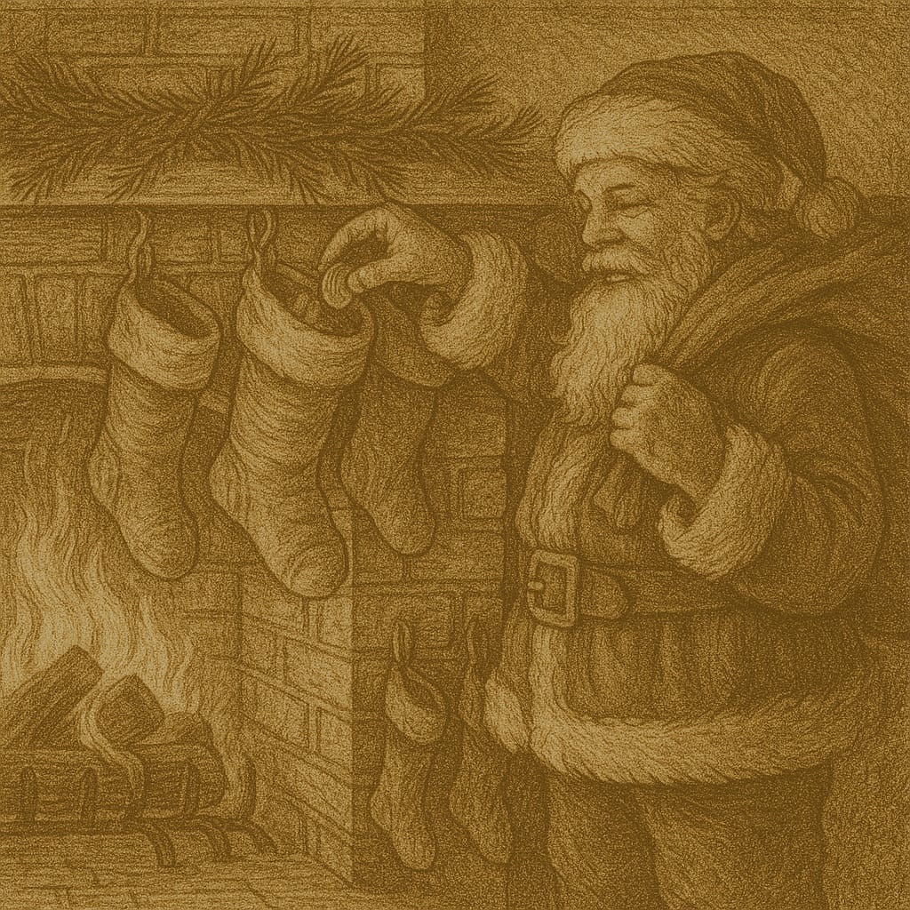 Santa Mail | 10 Fun Christmas Facts to Spark Your Holiday Spirit! Christmas Stockings above fireplace