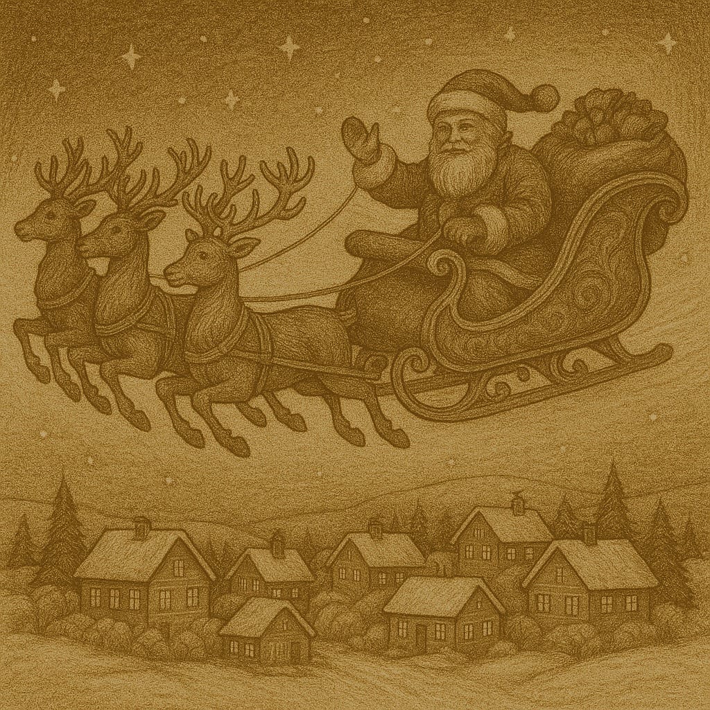 Santa Mail | 10 Fun Christmas Facts to Spark Your Holiday Spirit! Santa delivering gifts to the world