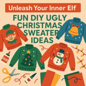 Unleash Your Inner Elf: Fun DIY Ugly Christmas Sweater Ideas!